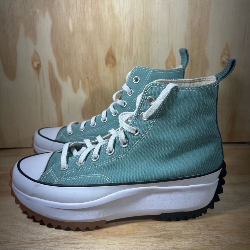Converse Run Star Hike Jade Unity Platform High Top Sneakers Women’s Size 9.5